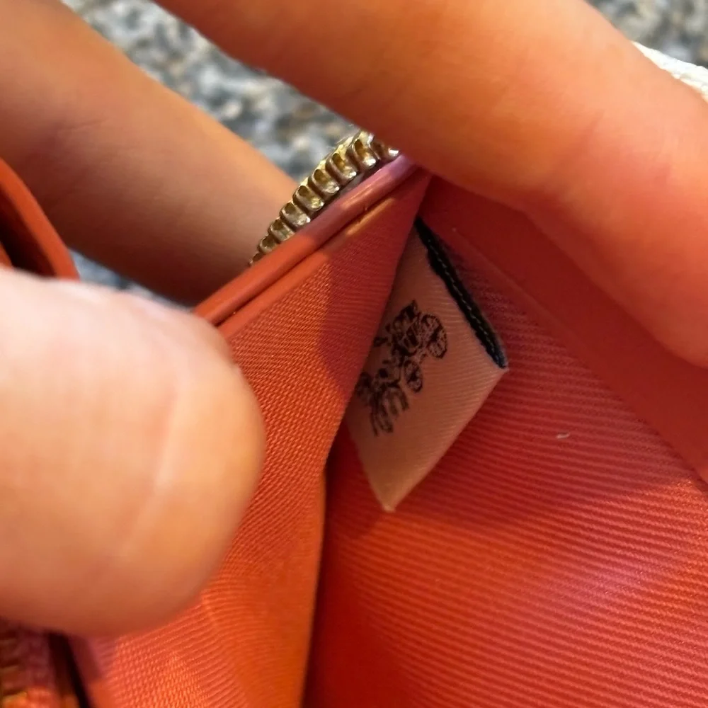 Coach Mini Rose Print Wallet - Picture 5 of 7